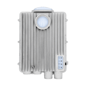 Radio Backhaul PTP, Antena integrada de 8 dBi, MIMO 4X4, 5.1 – 6.4 GHz, IP67, Velocidad hasta 3 Gbps, Adaptación automática al entorno, Monitoreo a través de la nube
