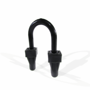 Abrazadera U de Pata Larga con Recubrimiento de PVC para Tubo de 3/4″ (19 mm).
