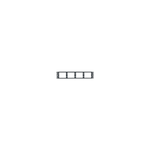 Patch Panel de Fibra Óptica, Para 8 Placas Acopladoras FAP o FMP, Color Negro, 2UR