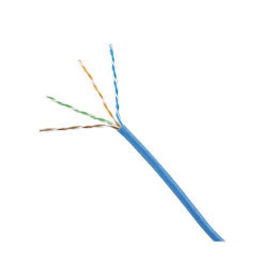 Bobina de Cable UTP 305 Metros (1000 Pies) de Cobre, NetKey, Reelex, Azul, Categoría 6 (24 AWG), 1000Mbps, PVC (CM), de 4 Pares