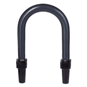 Abrazadera U de Pata Larga con Recubrimiento de PVC para Tubo de 1 1/2″ (38 mm).