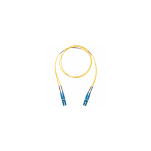 Jumper de Fibra Optica Monomodo 9/125 OS2, LC-LC Duplex, OFNR (Riser), Color Amarillo, 25 Metros (82.02 Pies)