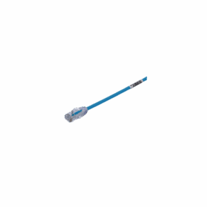 Cable de Parcheo UTP Cat6A, CM/LSZH, Diámetro Reducido (28AWG), Color Azul, 9.14 Metros (30 Pies)