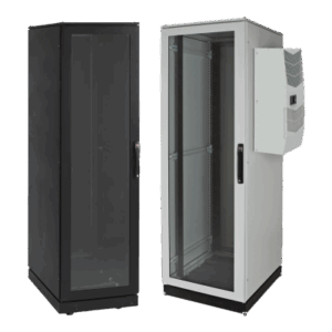 Gabinete de Telecomunicaciones ProLine V/D, 700 mm de Ancho, 800 mm de Profundidad, Compatible Con Aire Acondicionado Tipo G28, 42 UR, Color Negro