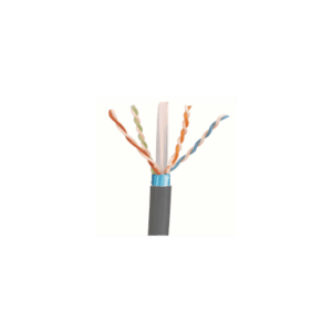 Bobina de Cable Blindado F/UTP de 4 Pares, Cat6A, Soporte de Aplicaciones 10GBase-T, LSZH (Libre de Gases Tóxicos), Color Gris, 305 Metros (1000 Pies)