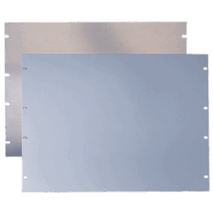 Tapa Ciega Para Rack Estándar de 19in, Plano, de Aluminio, 3 UR