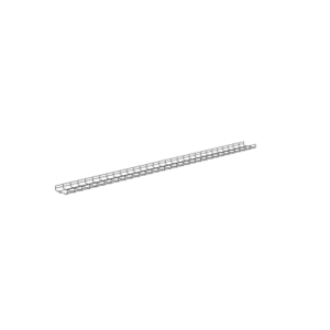 Charola Wire Basket de 8 in (203 mm) de Ancho, 2 in (50 mm) de Alto, 3 m de Largo, Hasta 187 Cables Cat6, Color Negro