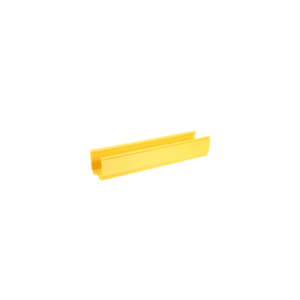 Canaleta FiberRunner™ 4X4, de PVC Rígido, Color Amarillo, 3 m de Largo