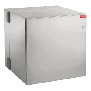Gabinete Industrial ProTek de Puerta Sólida, Protección NEMA Tipo 4/4X/12, Abatible, Fabricado en Acero Inoxidable SS304, 12 UR, Color Gris Claro