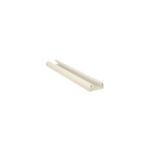 Base para canaleta T-70, de PVC rígido, con orificios perforados para montaje, 103.3 x 44.9 x 1800 mm, Color Blanco Mate