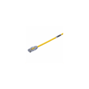 Cable de Parcheo UTP Cat6A, CM/LSZH, Diámetro Reducido (28AWG), Color Amarillo, 1.52 Metros (5 Pies)