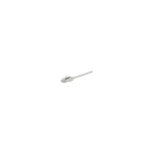 Patch Cord Cat6A, Diametro Reducido 28 AWG, Blindado S/FTP, CM/LS0H, 0.5 Metros (1.64 Pies), Color Blanco