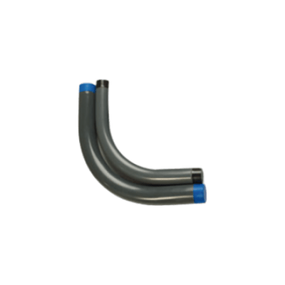 Codo Conduit Rígido de Aluminio de 2″ (50.8 mm) con Recubrimiento de PVC.