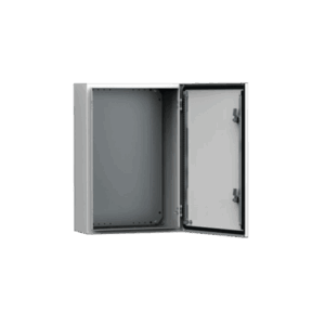 Gabinete de Uso Exterior MAS 600 x 400 x 240 mm NEMA 4/12/13; IP66; IK10 de Acero Dulce 1.5 mm con Platina de Montaje Incluida Color Gris Claro