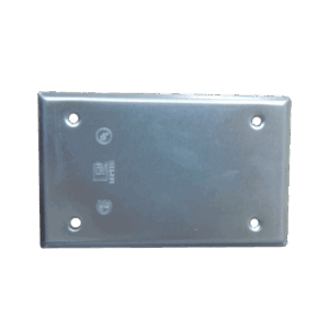 Tapa Ciega Rectangular / 4 Diámetros.