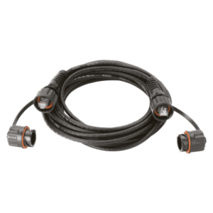 Patch Cord Cat6A IndustrialNet, UTP, Con Plug Industrial y Tapa en Cada Extremo, 1 Metro (3.28 Pies)