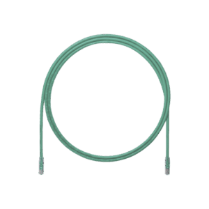 Cable de Parcheo UTP, Cat6A, 24 AWG, CM, Color Verde, 0.61 Metros (2 Pies)
