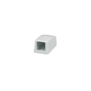 Caja de Montaje en Superficie, Para 1 Módulo Mini-Com, Color Blanco
