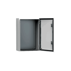 Gabinete de Uso Exterior MAS 500 x 400 x 260 mm NEMA 4/12/13; IP66; IK10 de Acero Dulce 1.5 mm con Platina de Montaje Incluida Color Gris Claro