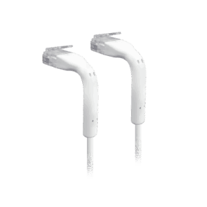 UniFi Patch Cable Cat6 Ultradelgado GbE con Botas Flexibles, Color Blanco, 1 Metro (3.28 Pies)