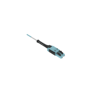 Jumper de Fibra Óptica Multimodo 50/125 OM4, LC-LC Uniboot Duplex, LSZH, Color Aqua, 3 Metros (9.84 Pies)