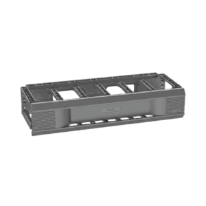 Organizador de Cables Horizontal CableTek, Sencillo (Solo Frontal), Para Rack de 19in, 1 UR