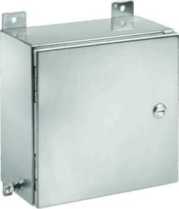 Gabinete ZonEx ATEX IECEx, Certificación EXE Design, Tipo 4X, Acero Inoxidable 316L, 914x610x203 mm, Cepillado #4, Cerrojos Acero Inoxidable, Junta Poliuretano -40°C a +70°C