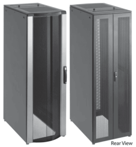 Gabinete para Servidores ProLine FloTek 42 UR Con Puertas Perforadas Alta Ventilación, Profundidad Extendida 1200 mm y Ancho 600 mm Acero Color Negro