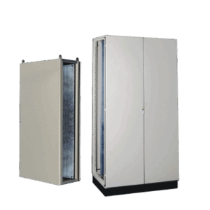 Gabinete de Acero IP55 (1200 x 2000 x 600 mm) con Placa Trasera Interior Metálica y Puerta Doble